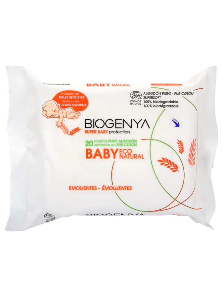 Biogenya Lingettes Biogenya Bébé Bio - Pocket 20Pcs